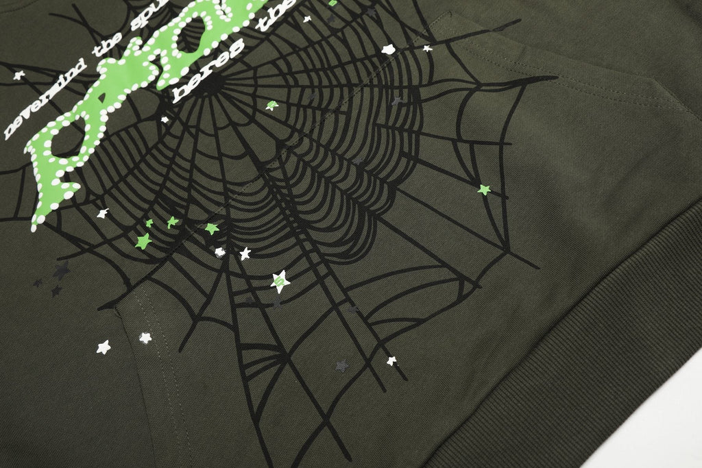 Sp5der Spiderweb Graphic Hoodie