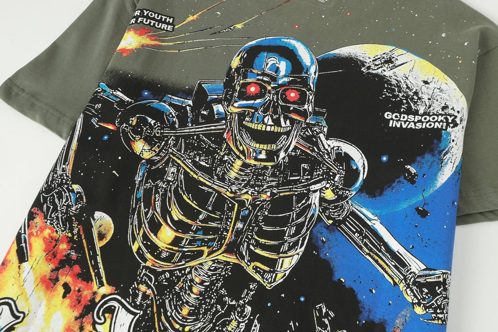 Godspeed Robot Space Graphic T-Shirt