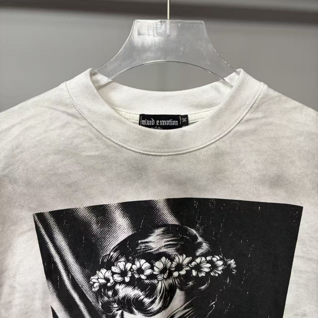 MIXED EMOTION Cherub Graphic Short-Sleeve T-Shirt