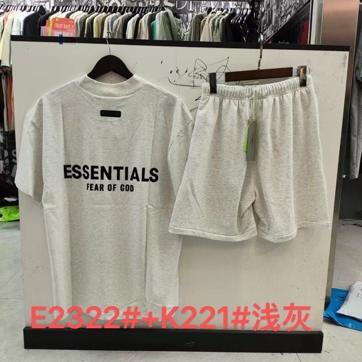 ESSENTIALS Front Wordmark T-Shirt & Shorts Set