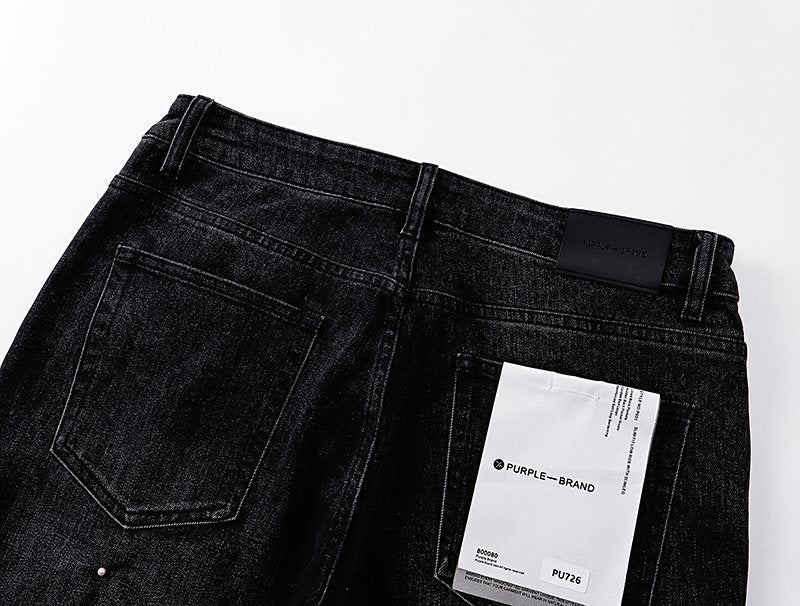 Purple Brand Black Embellished Jeans