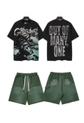 Godspeed Out Of Many Graphic T-Shirt & Shorts Set