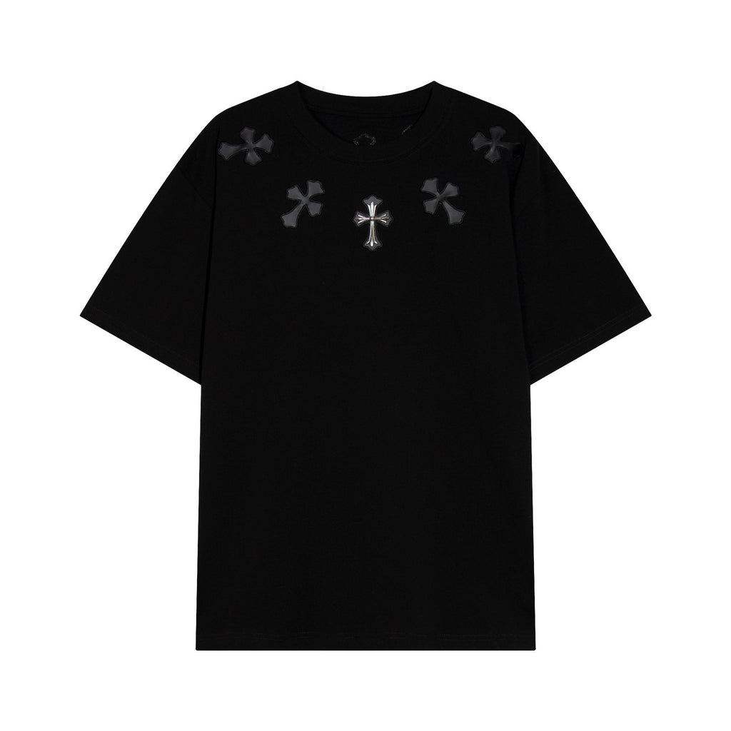 Chrome Hearts Cross Applique Short-Sleeve T-Shirt