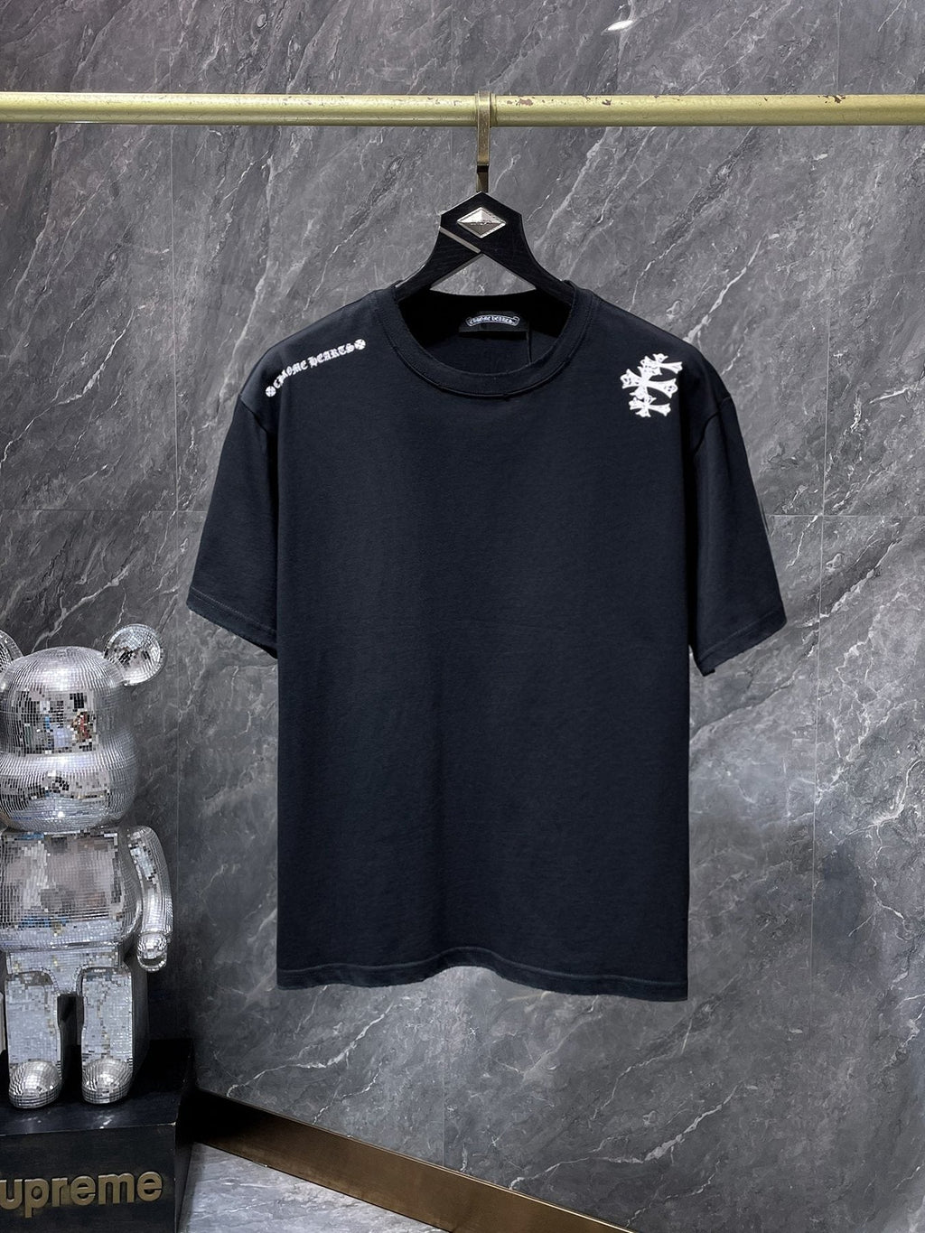 Chrome Hearts Cross Graphic Short-Sleeve T-Shirt