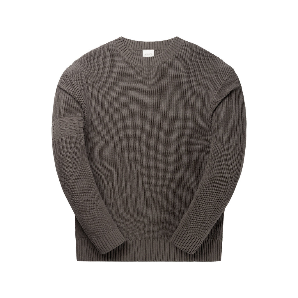 Daily Paper Band Knit Sweater 'Rabbit Grey'