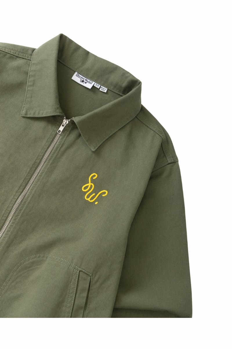 SERVICE WORKS DOVE WORK JACKET Olive