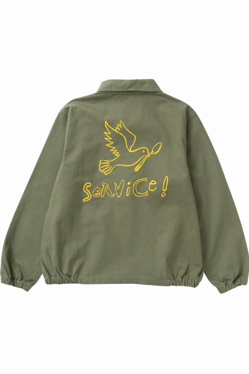 SERVICE WORKS DOVE WORK JACKET Olive