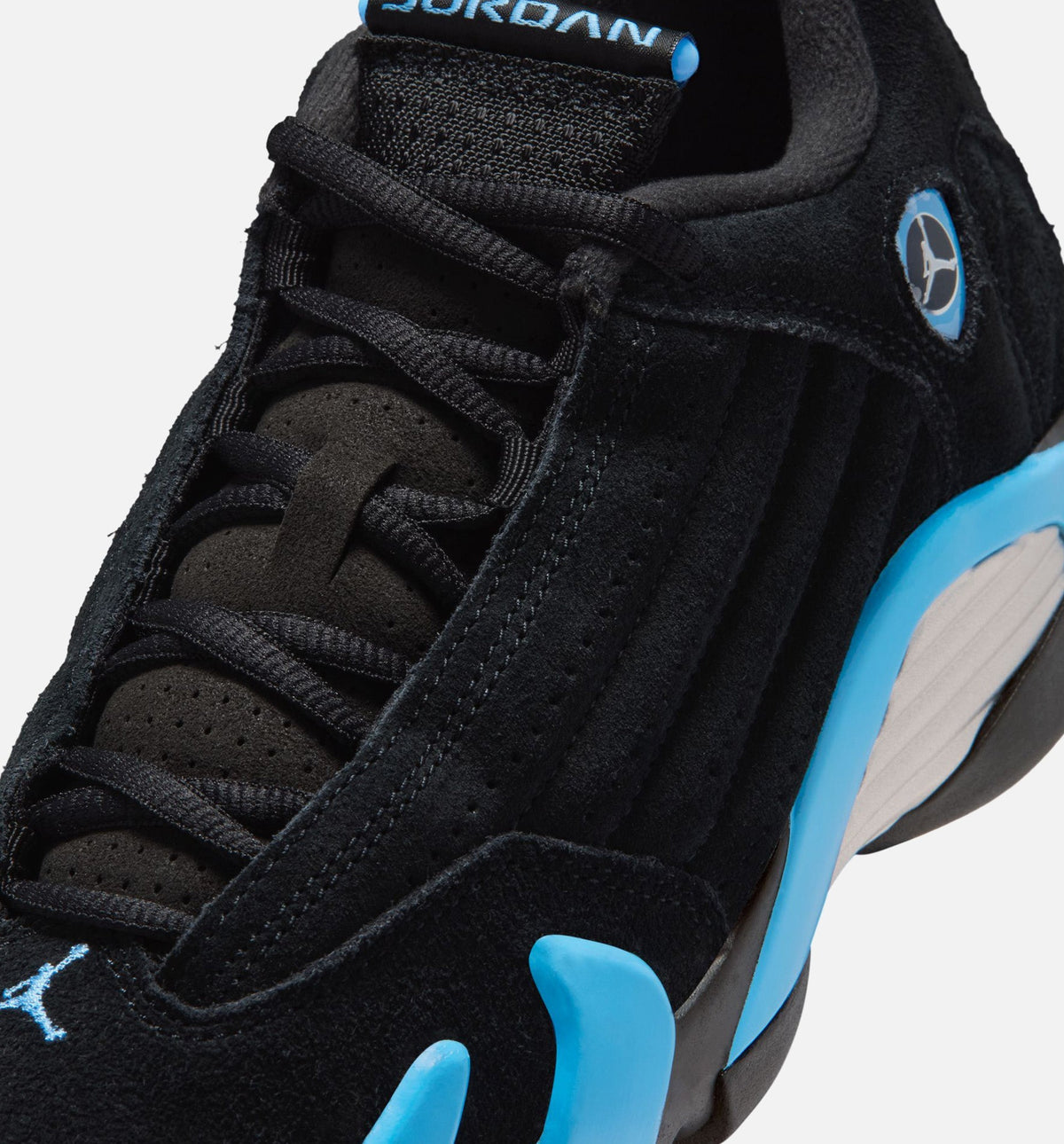 Air Jordan 14 Retro 'Black University Blue' Grade School - Black/White/University Blue