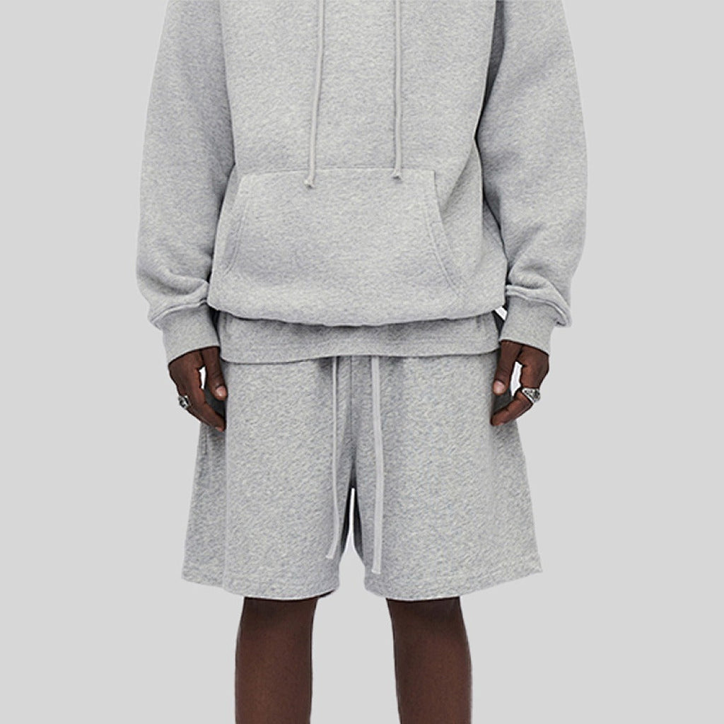 Blank Men's 100% Cotton Heavyweight Streetwear Hoodie