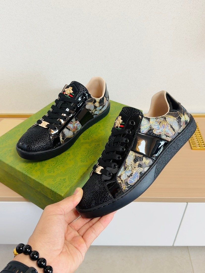 Gucci Floral Panel Sneakers