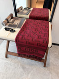 Dior Fringed Monogram Scarf