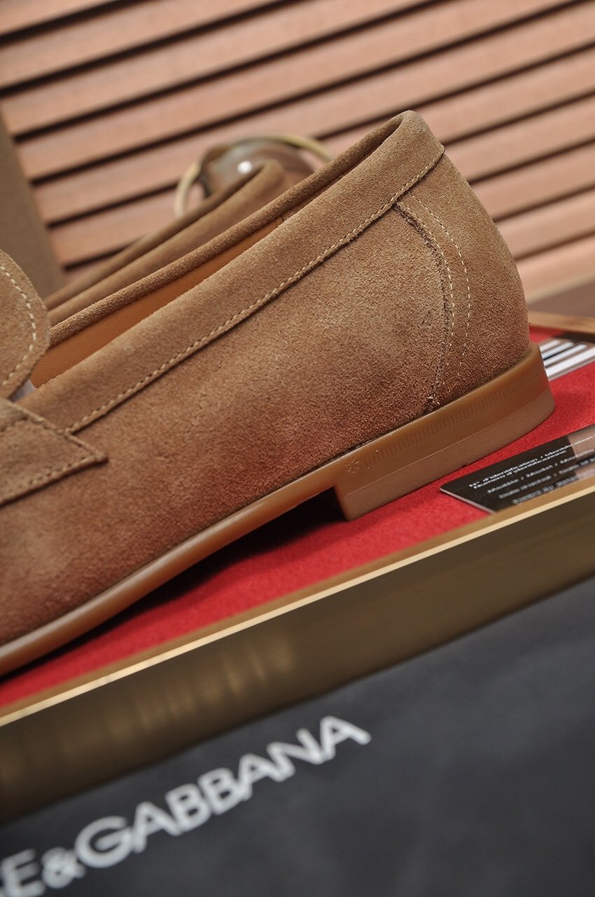 Dolce & Gabbana Metal-Embellished Loafers