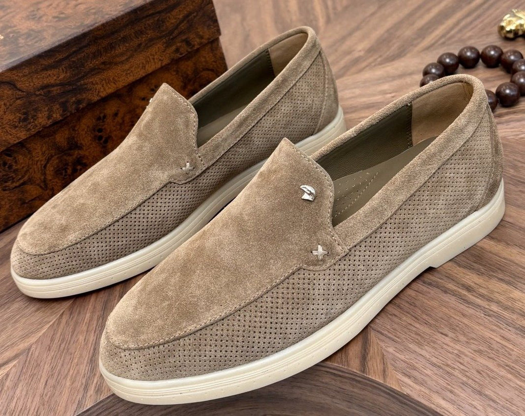 Stefano Ricci Perforated Slip-On Shoes