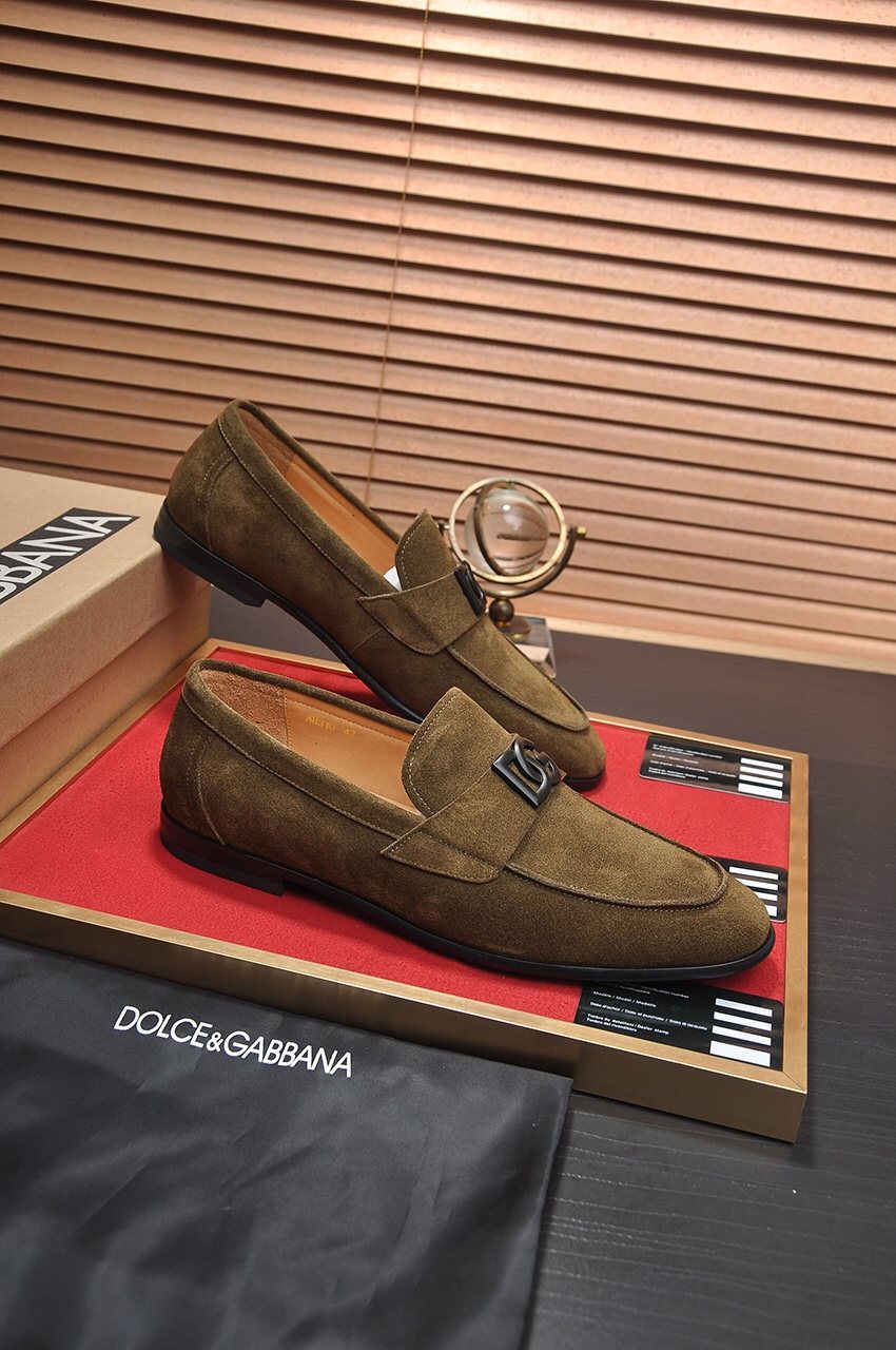 Dolce & Gabbana Bernini Buckle Loafers
