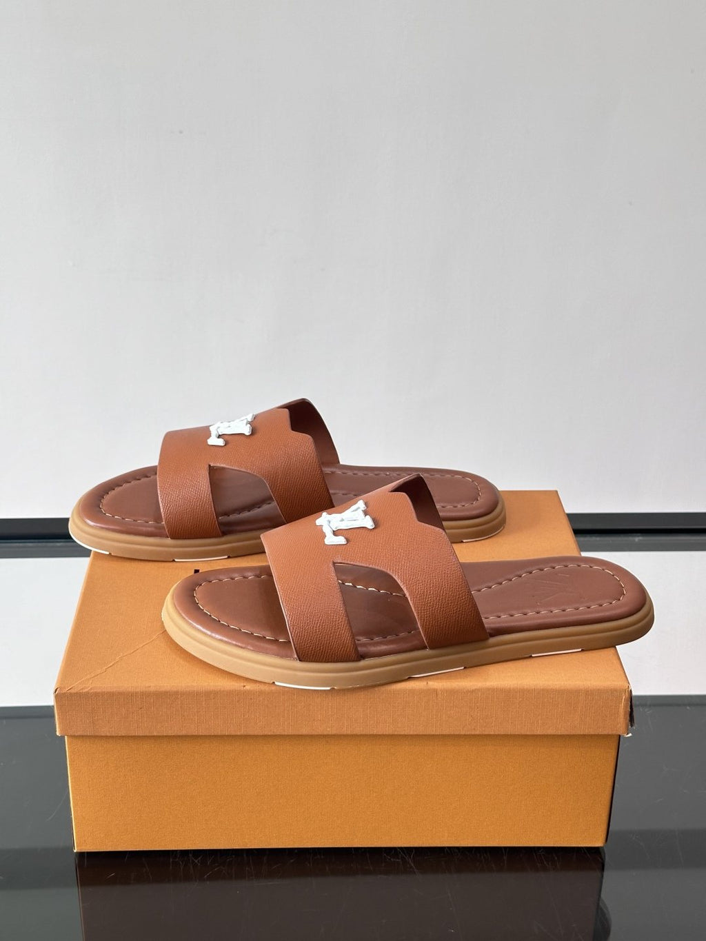 Louis Vuitton Isola Monogram Slide Sandals - Rubber Sole