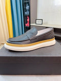 Prada Textured Slip-On Shoes