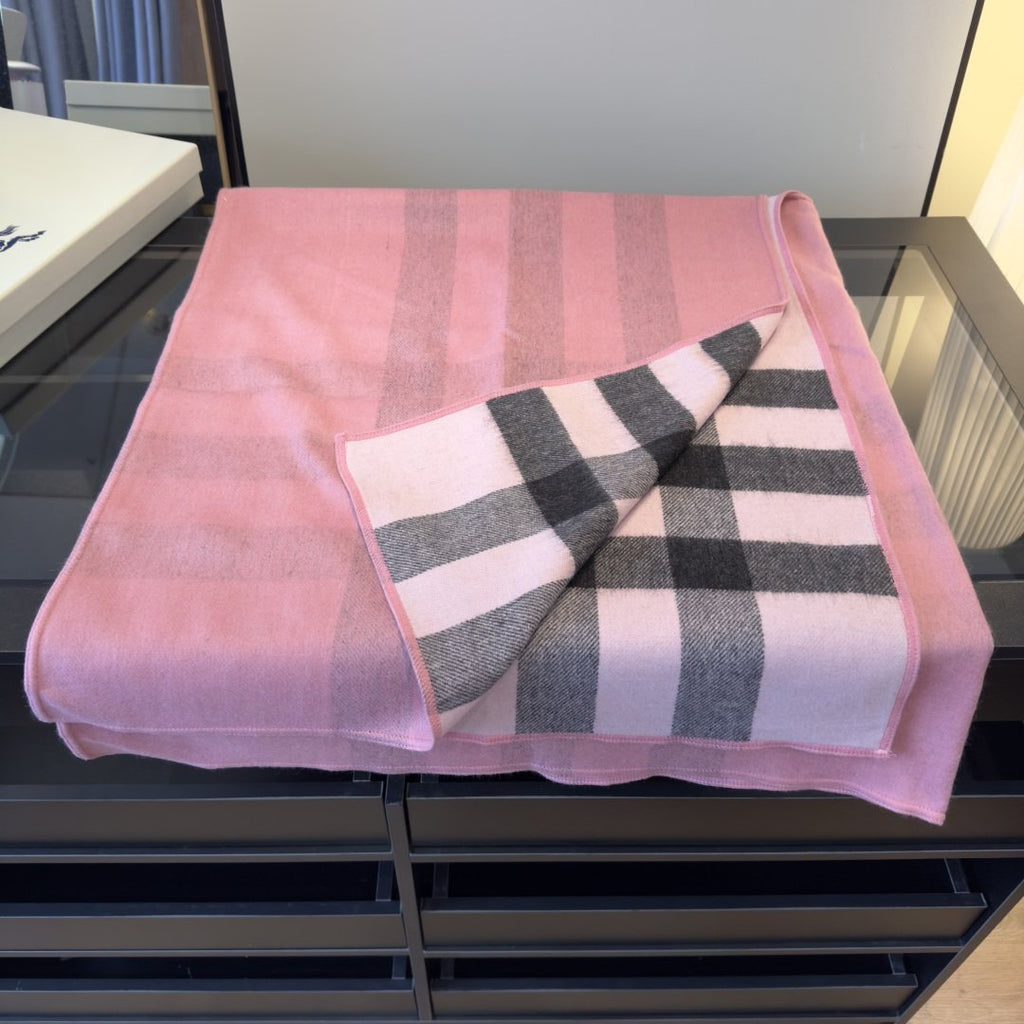 Burberry Reversible Plaid Poncho