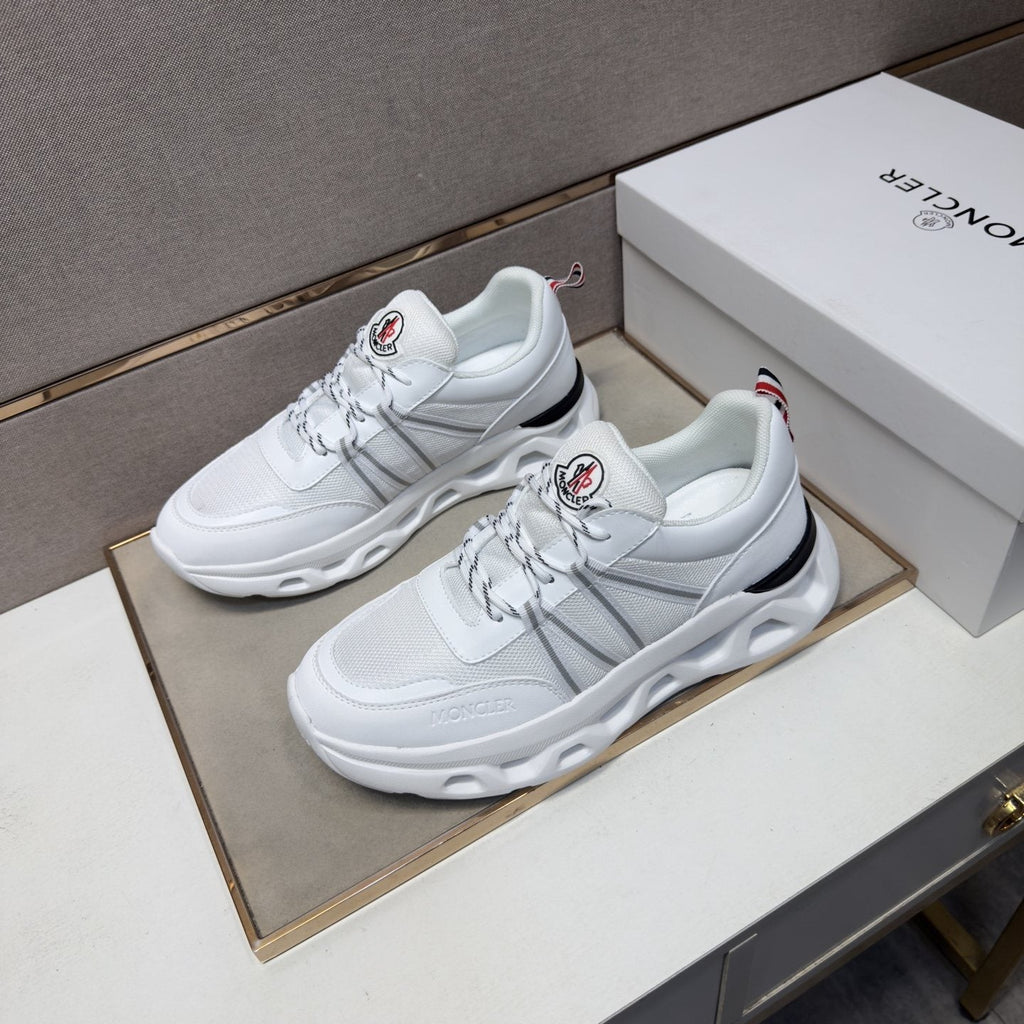 Moncler Men's Layered Lace-Up Sneakers