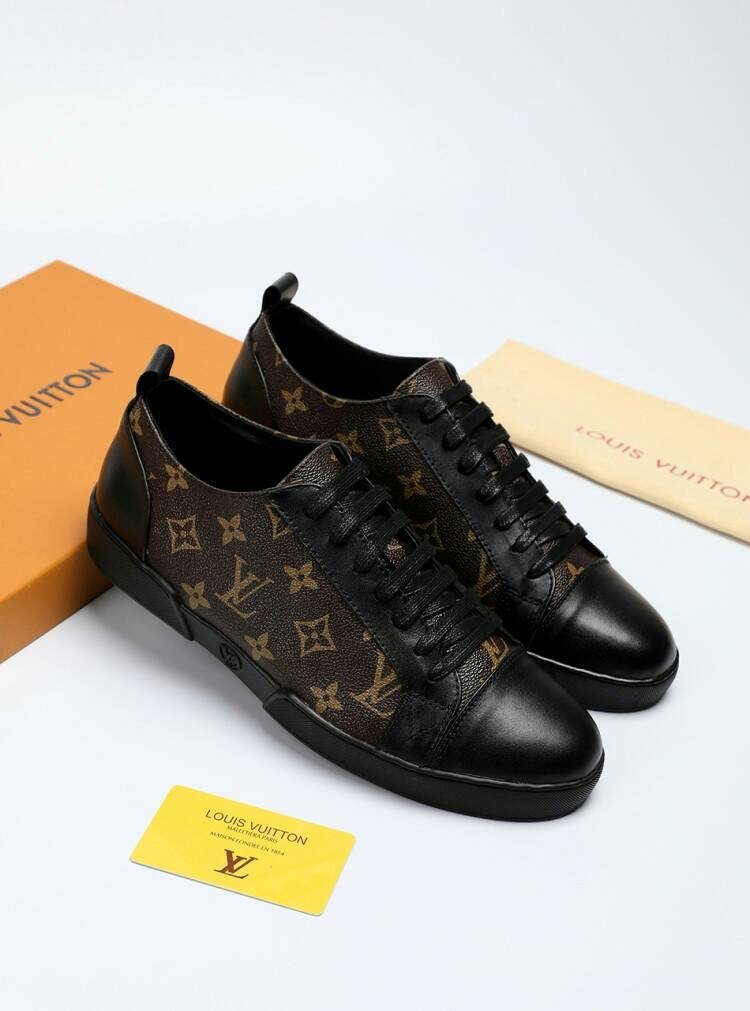 Louis Vuitton Monogram Panel Sneakers
