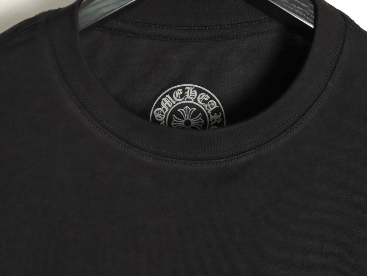 Chrome Hearts Multicolor Cross Graphic Long-Sleeve T-Shirt - Black